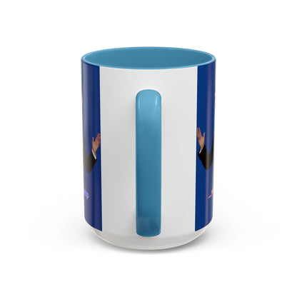 Trump...will be Trump Dark Blue Accent Mug by theGreenDragonTavern.shop