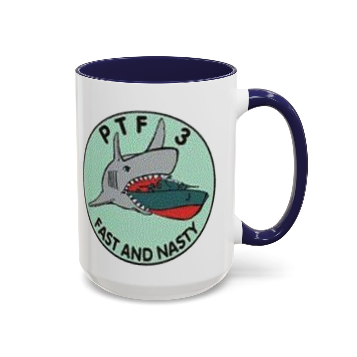 DNASM PTF-3 White Accent Mug by theGreenDragonTavern.shop