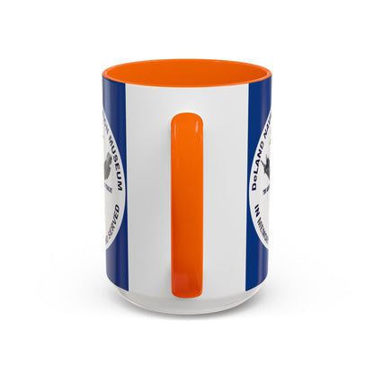 DNASM Student Art Blue Accent Mug by theGreenDragonTavern.shop
