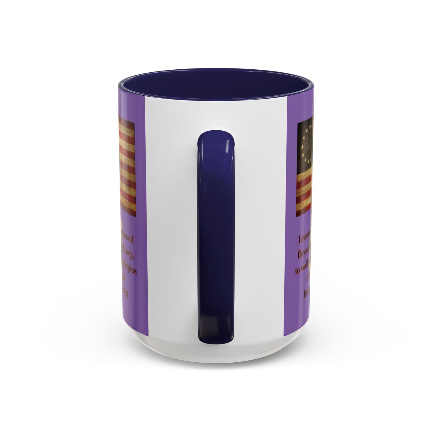 Deborah Sampson, America's Mulan Light Purple Accent Mug by theGreenDragonTavern.shop