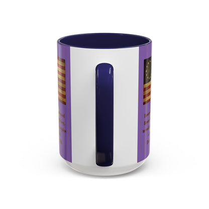 Deborah Sampson, America's Mulan Light Purple Accent Mug by theGreenDragonTavern.shop