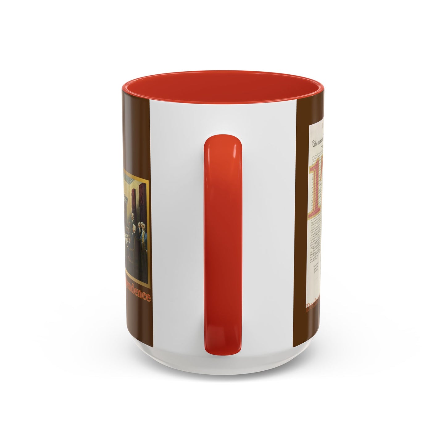 Declaration of Independence Brown Accent Mug by theGreenDragonTavern.shop