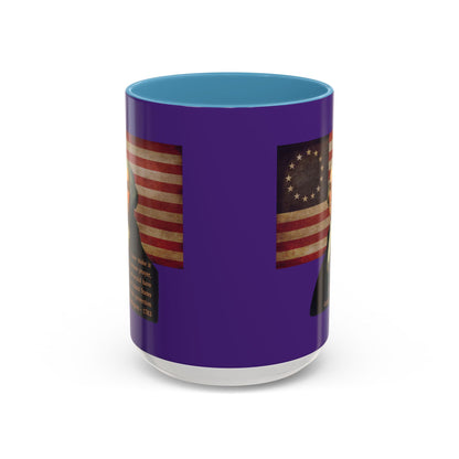 Washington's Earnest Prayer Purple Accent Mug by theGreenDragonTavern.shop