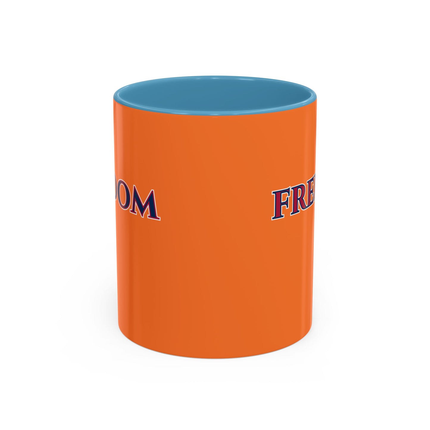Freedom, Orange Accent Mug by theGreenDragonTavern.shop