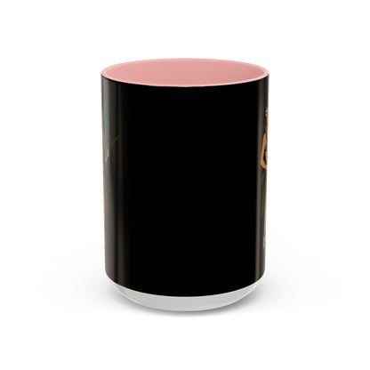 Hula Girl Packin' Heat Black Accent Mug by theGreenDragonTavern.shop