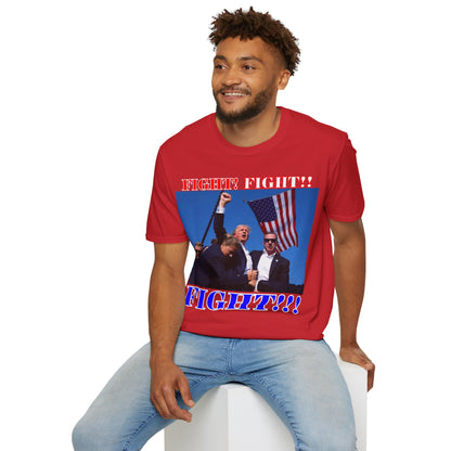 FIGHT! FIGHT!! FIGHT!!! Light colors Unisex T-Shirt by theGreenDragonTavern.shop