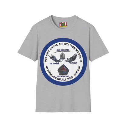 DNASM Student Art Navy Frame Lighter colors Unisex T-Shirt by theGreenDragonTavern.shop