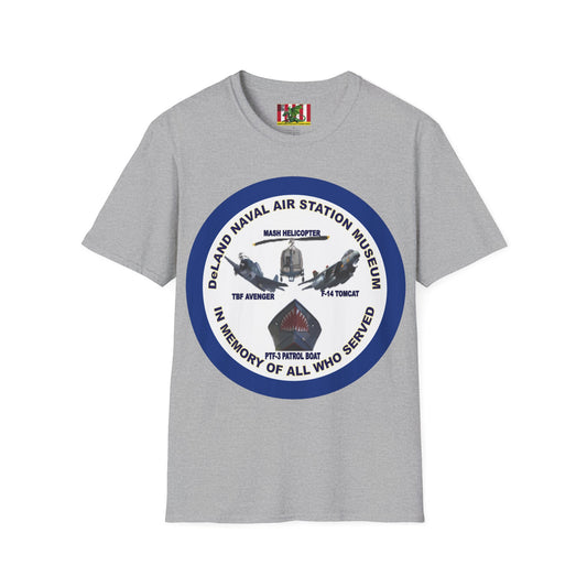 DNASM Student Art Navy Frame Lighter colors Unisex T-Shirt by theGreenDragonTavern.shop