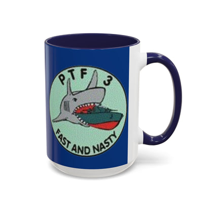 DNASM PTF-3 Blue Accent Mug by theGreenDragonTavern.shop