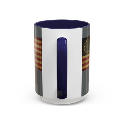 Washington's Earnest Prayer Grey Accent Mug by theGreenDragonTavern.shop