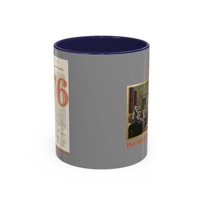 Declaration of Independence Grey Accent Mug by theGreenDragonTavern.shop