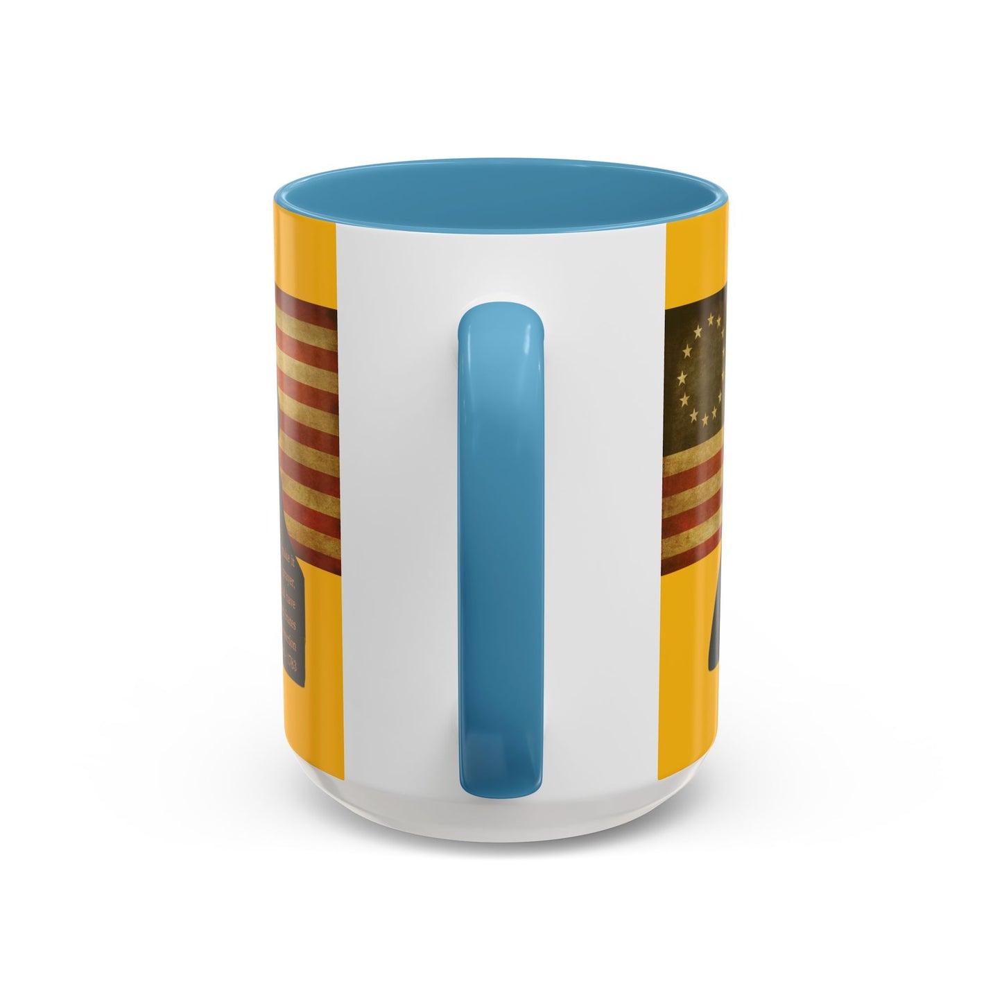 Washington's Earnest Prayer Yellow Accent Mug by theGreenDragonTavern.shop