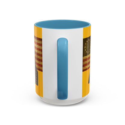 Washington's Earnest Prayer Yellow Accent Mug by theGreenDragonTavern.shop