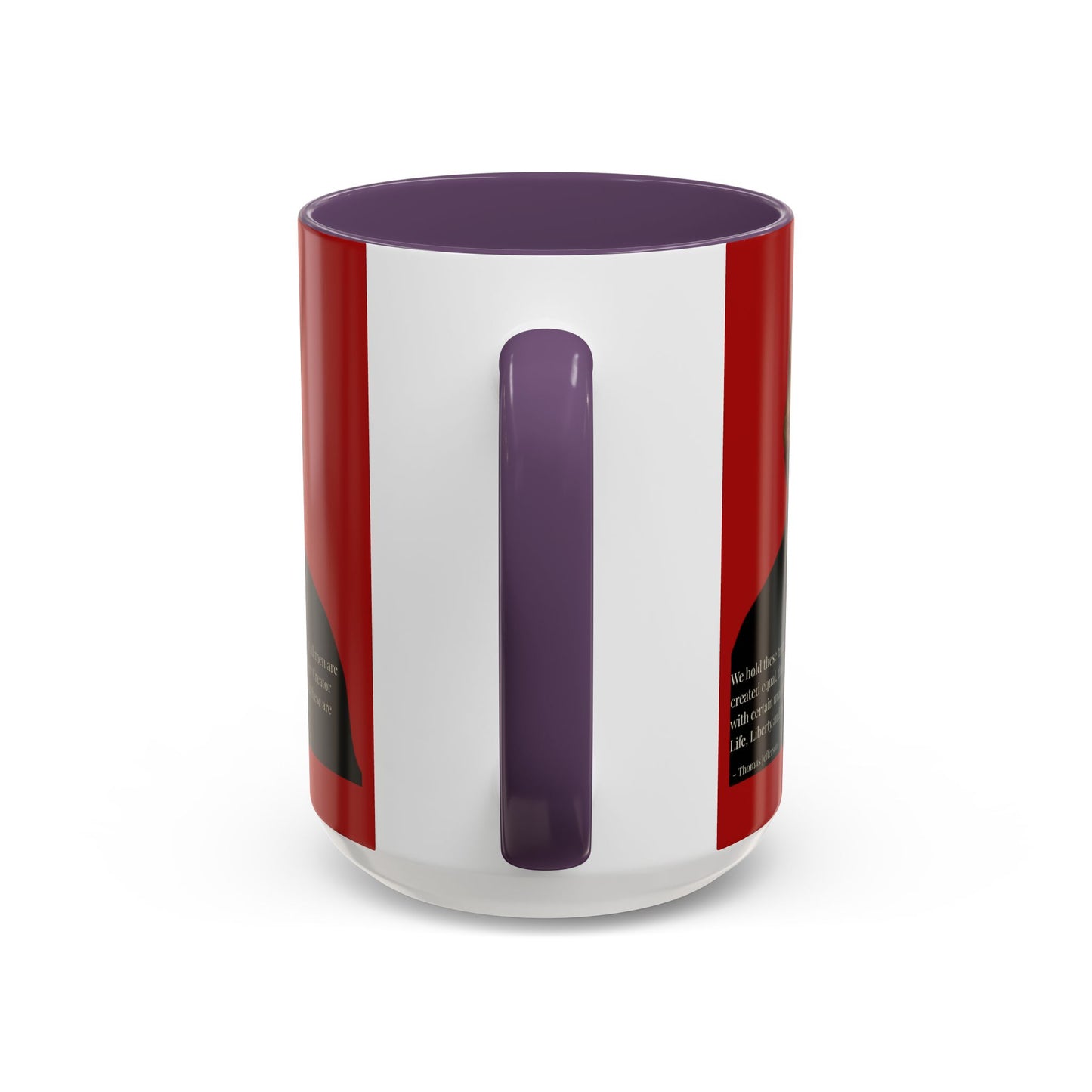 We hold these truths to be self-evident Red Accent Mug by theGreenDragonTavern.shop