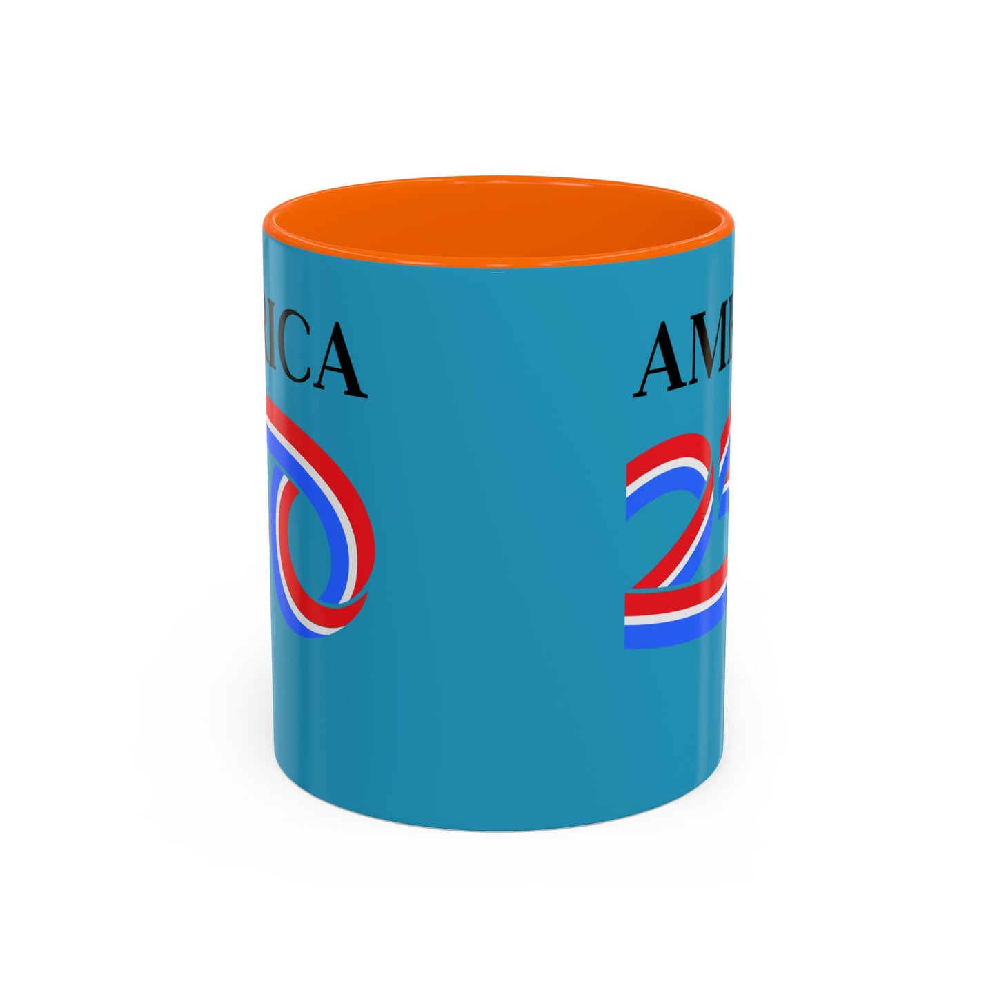 America 250 Turquoise Accent Mug by theGreenDragonTavern.shop