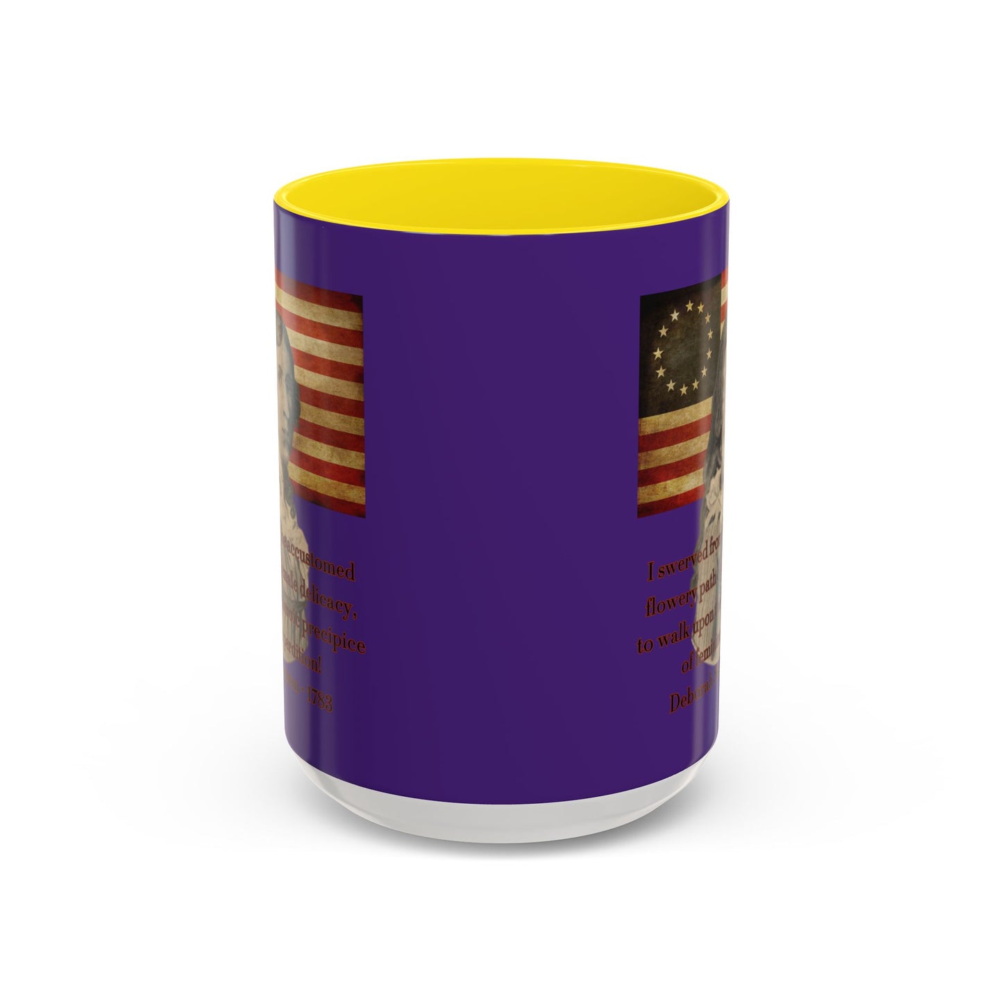 Deborah Sampson, America's Mulan Dark Purple Accent Mug by theGreenDragonTavern.shop