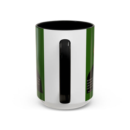 We hold these truths to be self-evident Dark Green Accent Mug by theGreenDragonTavern.shop