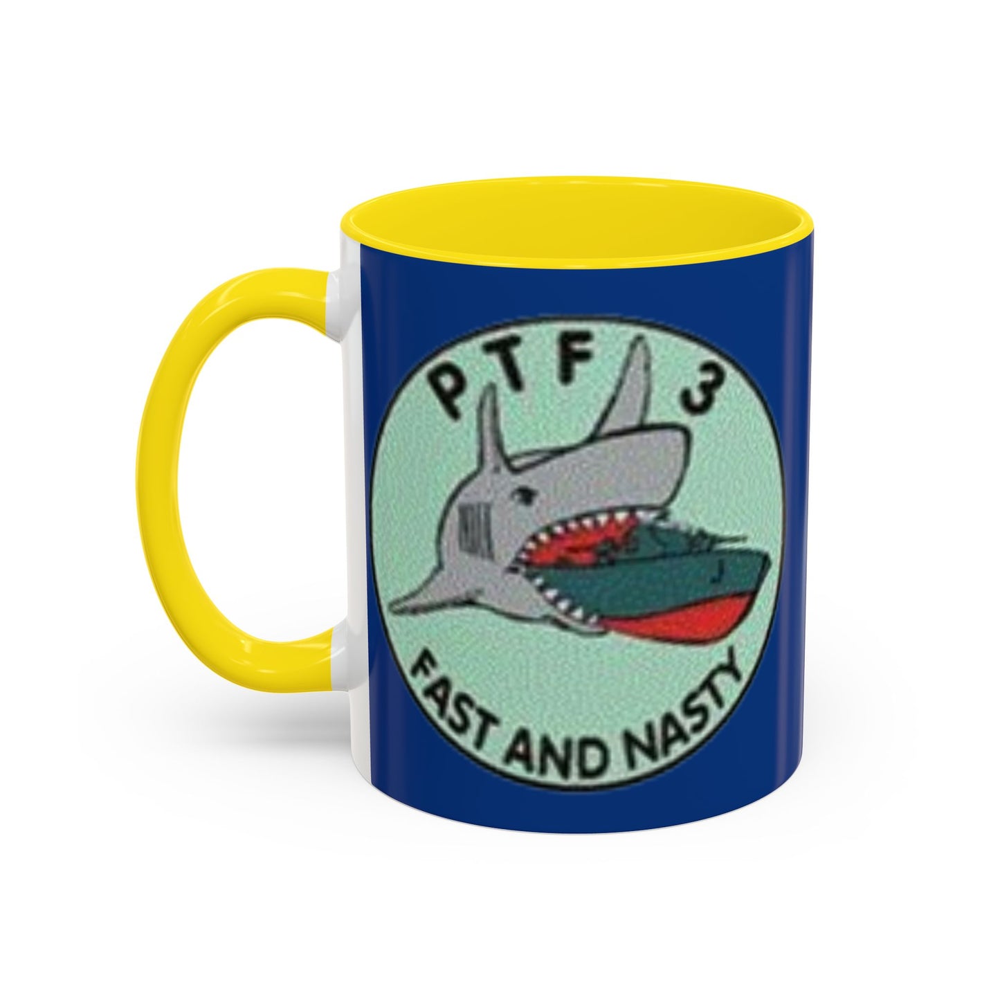 DNASM PTF-3 Blue Accent Mug by theGreenDragonTavern.shop
