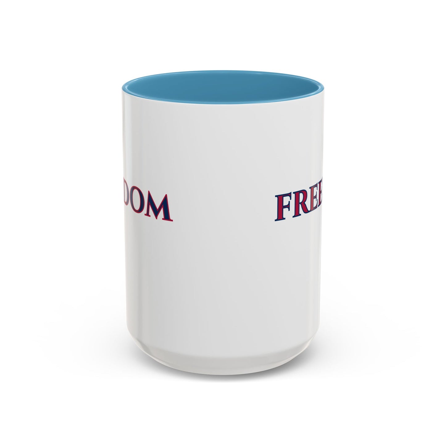 Freedom, White Accent Mug by theGreenDragonTavern.shop