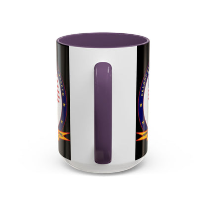 DeLand Naval Air Station Museum Black Accent Mug by theGreenDragonTavern.shop