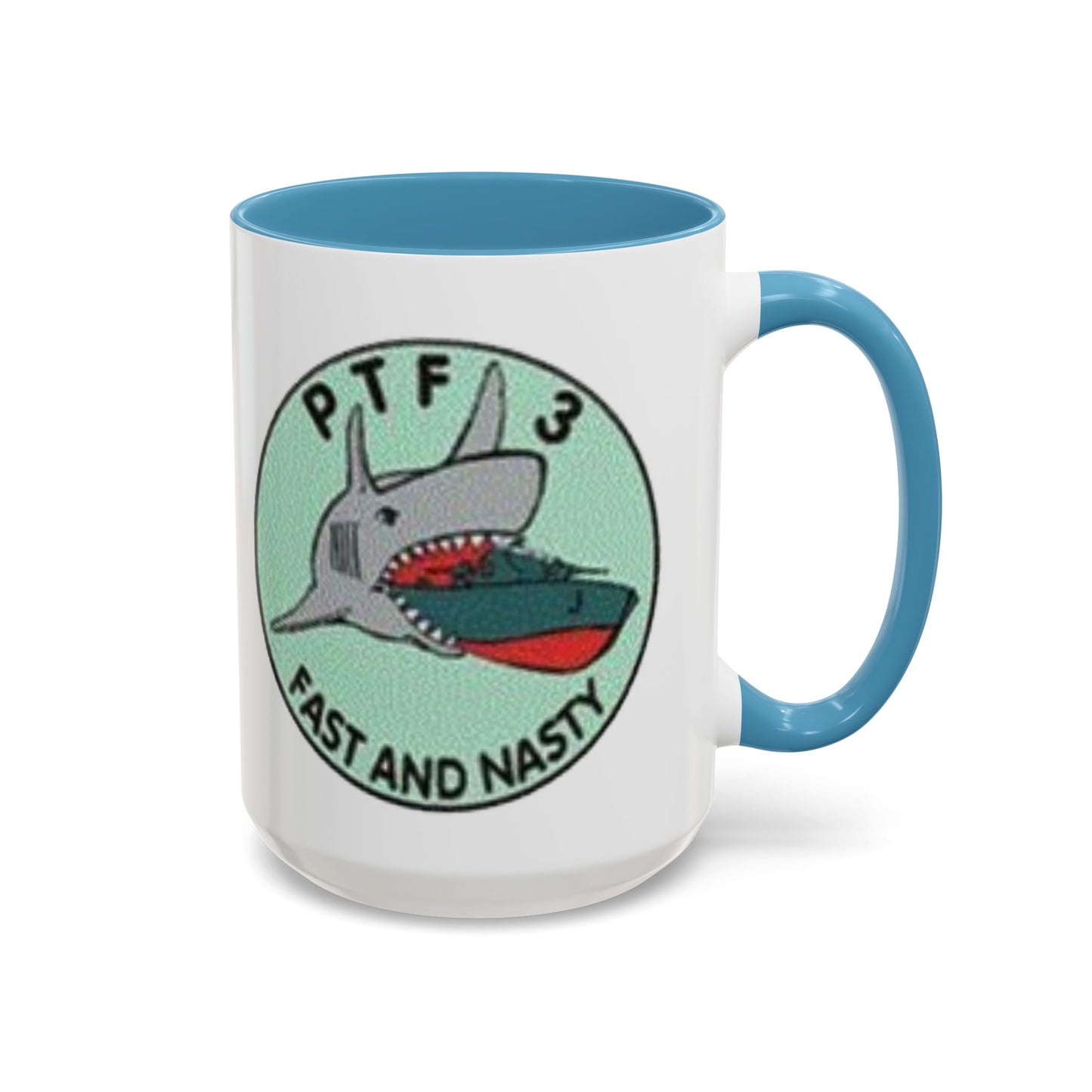DNASM PTF-3 White Accent Mug by theGreenDragonTavern.shop