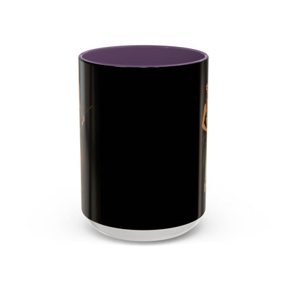 Hula Girl Packin' Heat Black Accent Mug by theGreenDragonTavern.shop