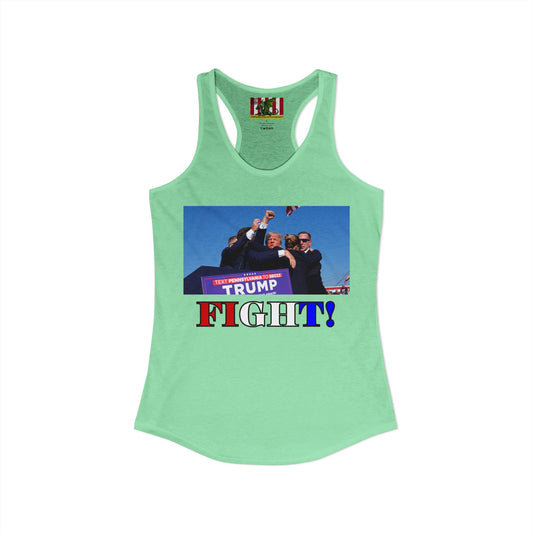 Fight! Women's Racerback Tank Top by theGreenDragonTavern.shop