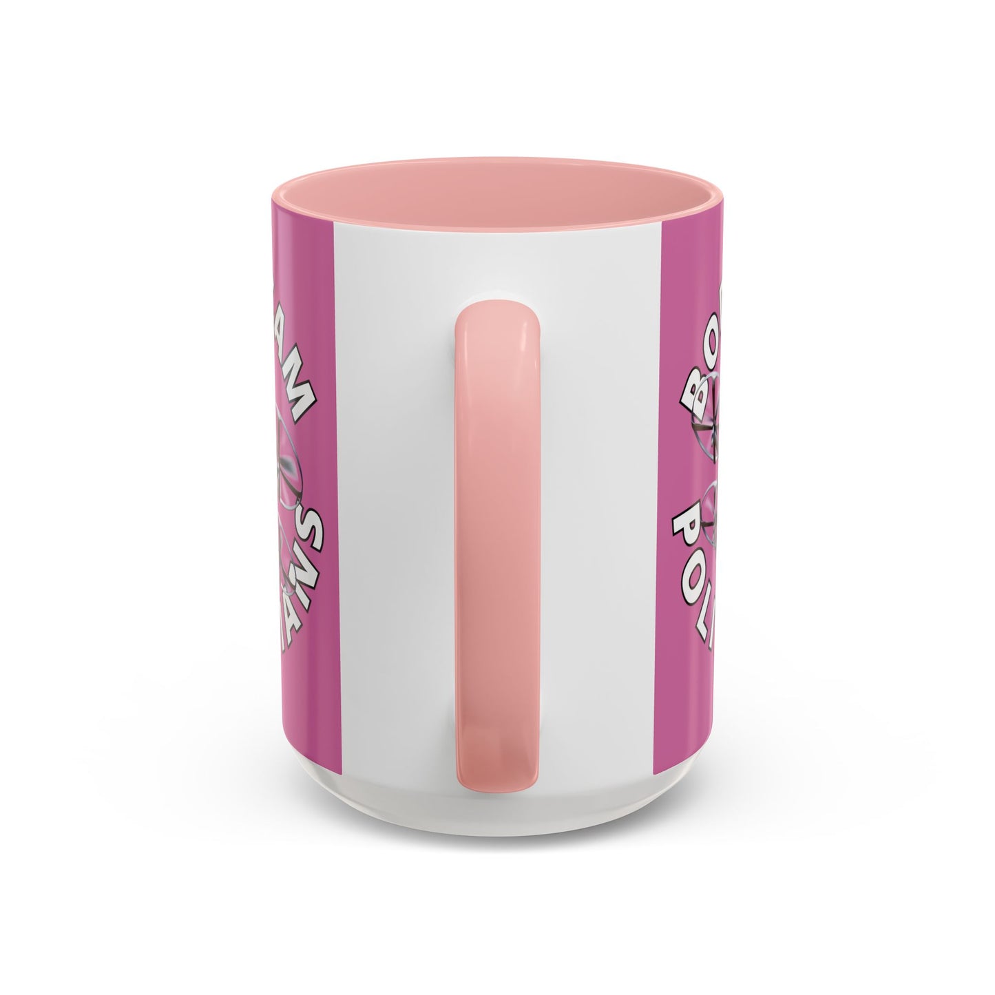 Bodycam the Politicians Drone Pink Accent Mug by theGreenDragonTavern.shop