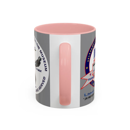 DNASM 2-sided, Founding & Student Art w/WhiteBG Grey Accent Mug by theGreenDragonTavern.shop