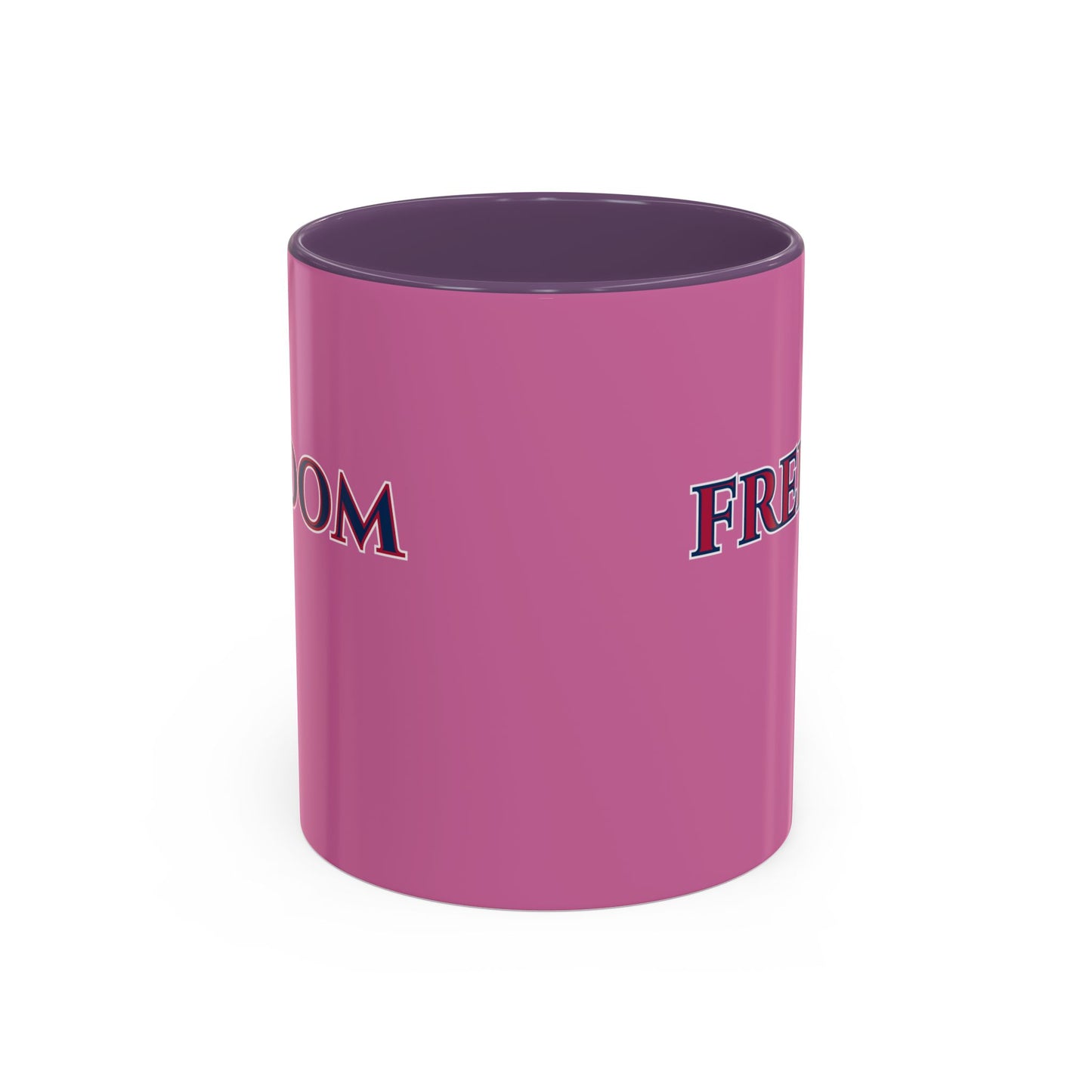 Freedom, Pink Accent Mug by theGreenDragonTavern.shop