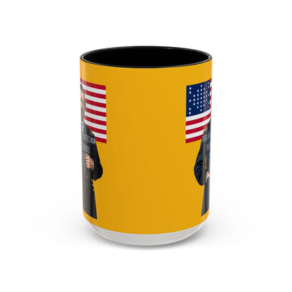 "Traitors and Patriots" Ulysses Grant Yellow Accent Mug by theGreenDragonTavern.shop