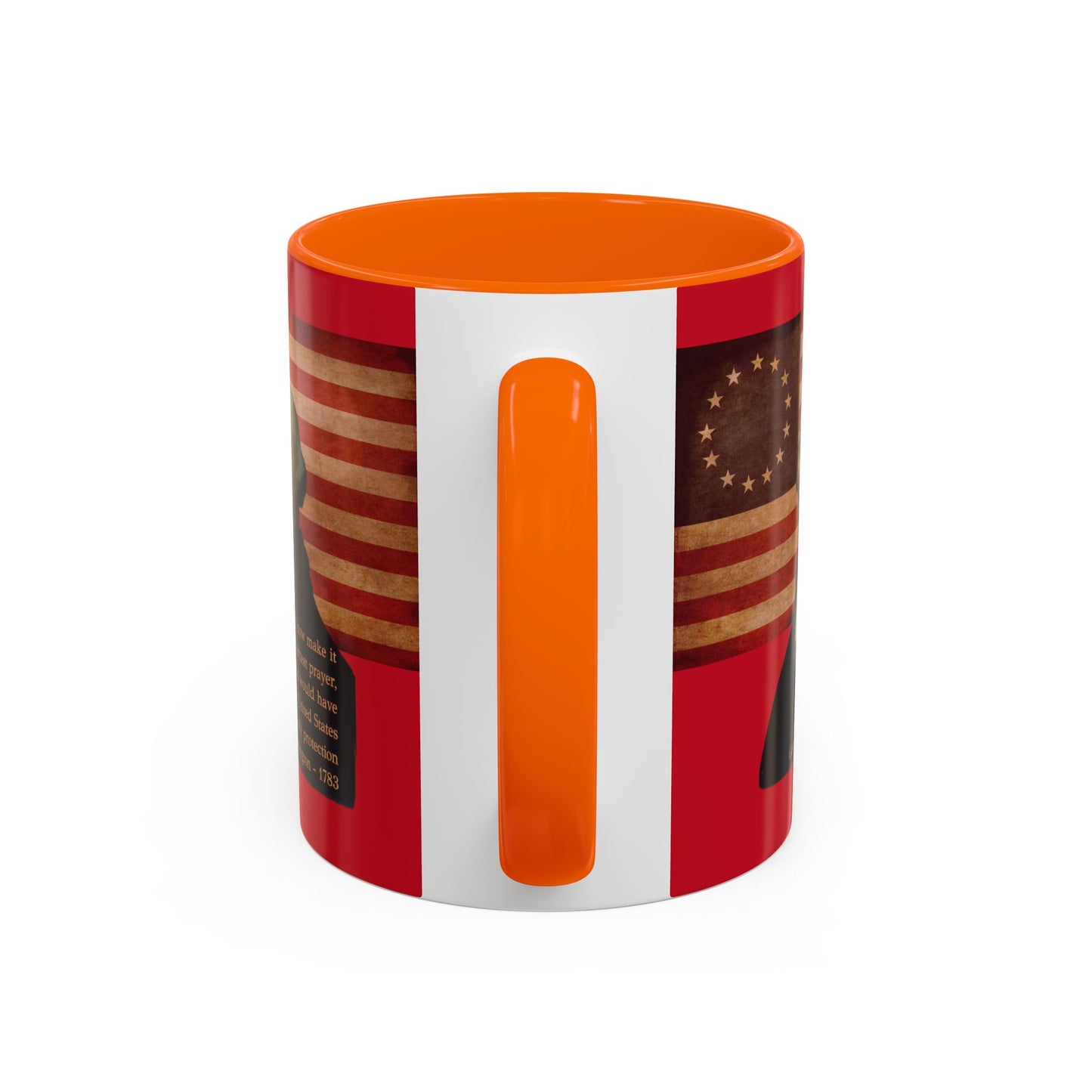 Washington's Earnest Prayer Red Accent Mug by theGreenDragonTavern.shop