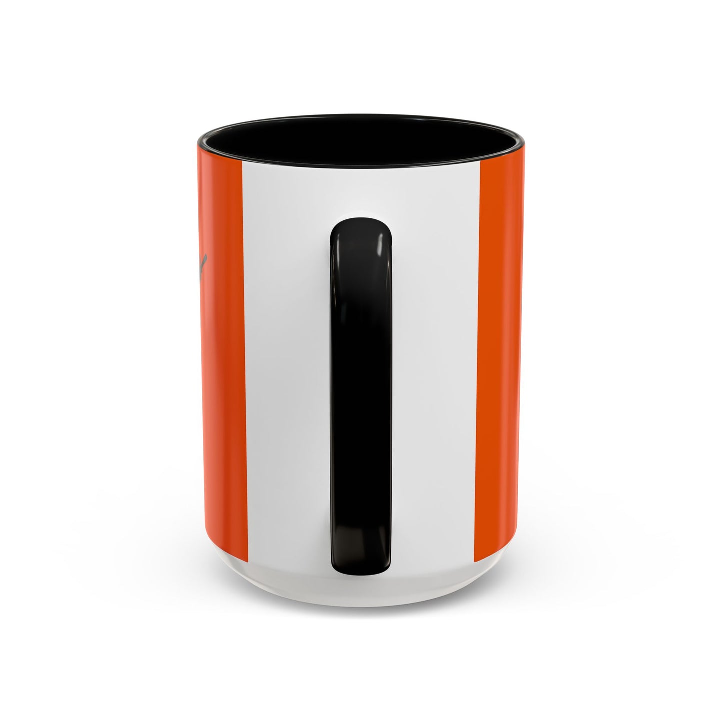 Hula Girl Packin' Heat Orange Accent Mug by theGreenDragonTavern.shop