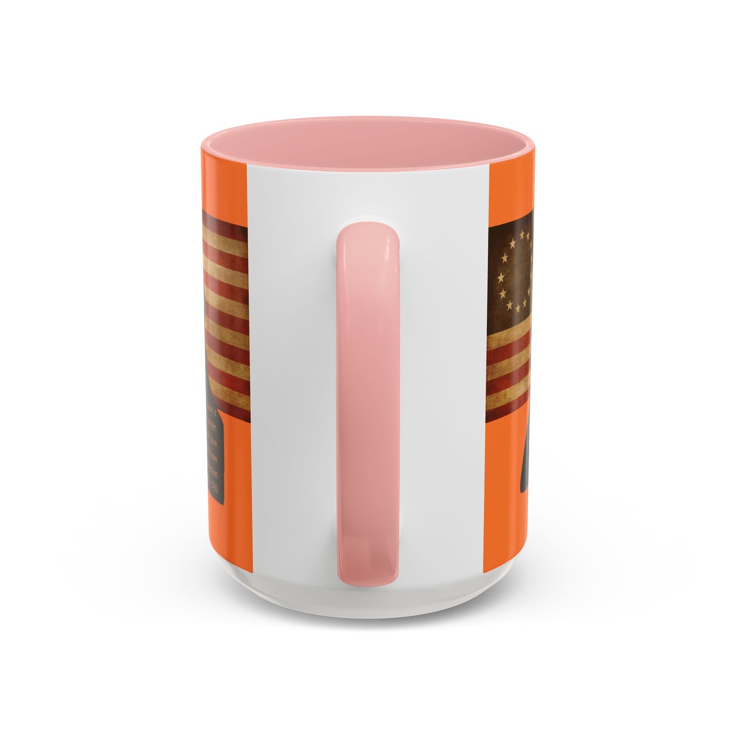 Washington's Earnest Prayer Orange Accent Mug by theGreenDragonTavern.shop