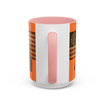 Washington's Earnest Prayer Orange Accent Mug by theGreenDragonTavern.shop