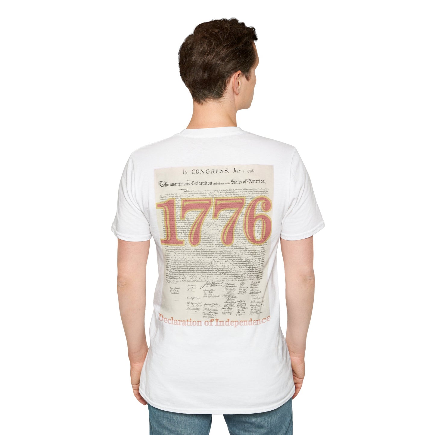 Declaration of Independence Light colors Unisex T-Shirt by theGreenDragonTavern.shop