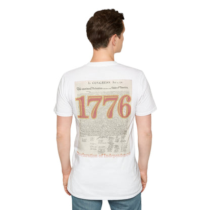 Declaration of Independence Light colors Unisex T-Shirt by theGreenDragonTavern.shop