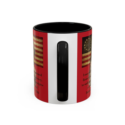 Deborah Sampson, America's Mulan Red Accent Mug by theGreenDragonTavern.shop