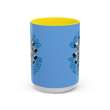 Bodycam the Politicians Cameras Blue Accent Mug by theGreenDragonTavern.shop