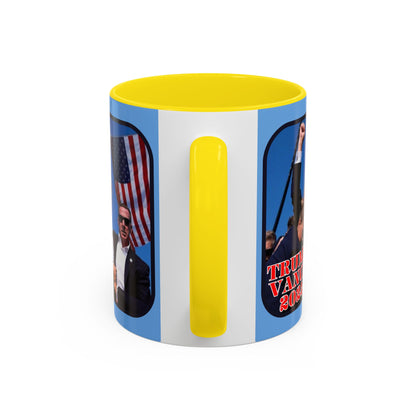 Trump and Vance 2024 Accent Mug by theGreenDragonTavern.shop