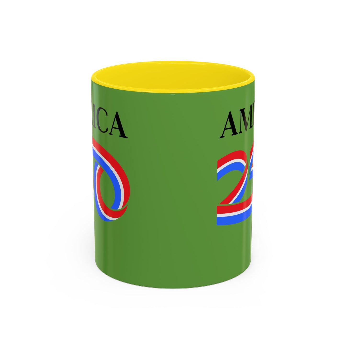 America 250 Green Accent Mug by theGreenDragonTavern.shop