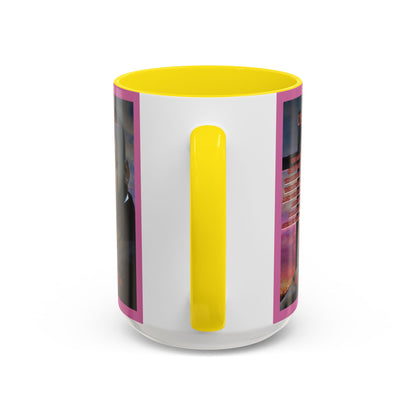Use Me God, MLK Jr Pink Accent Mug by theGreenDragonTavern.shop