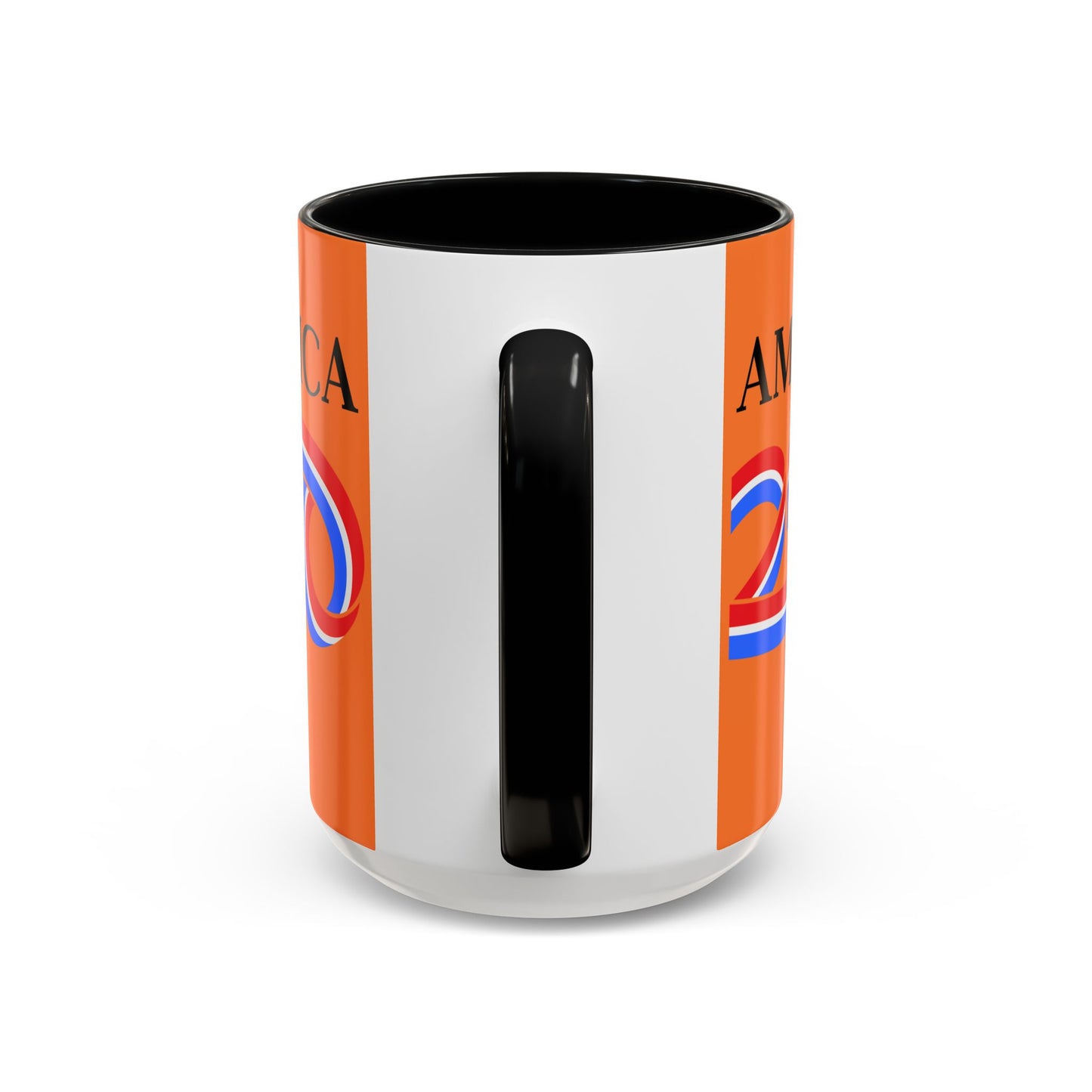 America 250 Orange Accent Mug by theGreenDragonTavern.shop