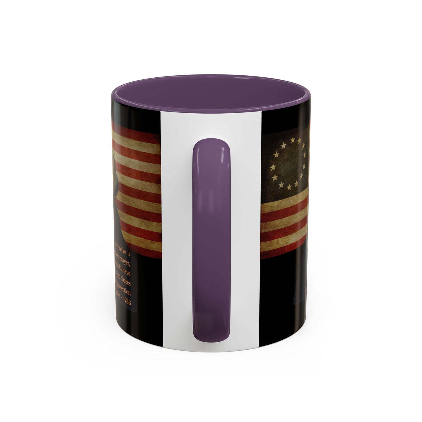 Washington's Earnest Prayer Black Accent Mug by theGreenDragonTavern.shop