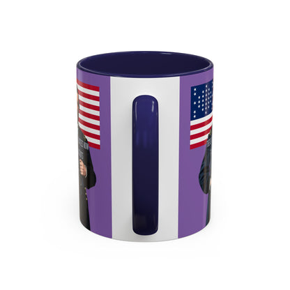"Traitors and Patriots" Ulysses Grant Light Purple Accent Mug by theGreenDragonTavern.shop