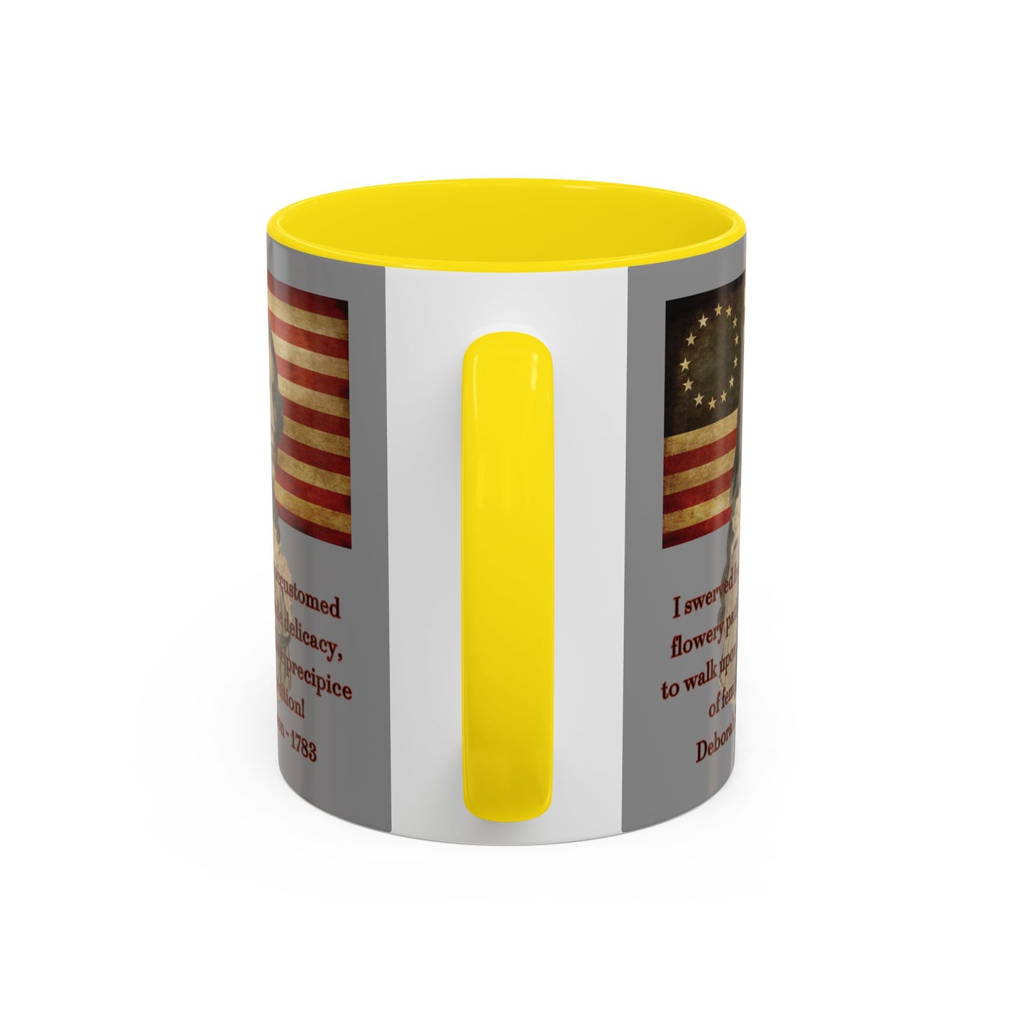 Deborah Sampson, America's Mulan Grey Accent Mug by theGreenDragonTavern.shop