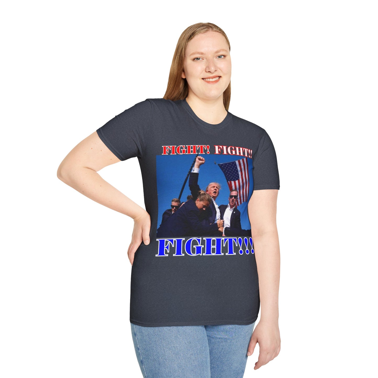 FIGHT! FIGHT!! FIGHT!!! Dark colors Unisex T-Shirt by theGreenDragonTavern.shop