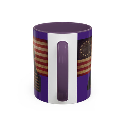 Washington's Earnest Prayer Purple Accent Mug by theGreenDragonTavern.shop