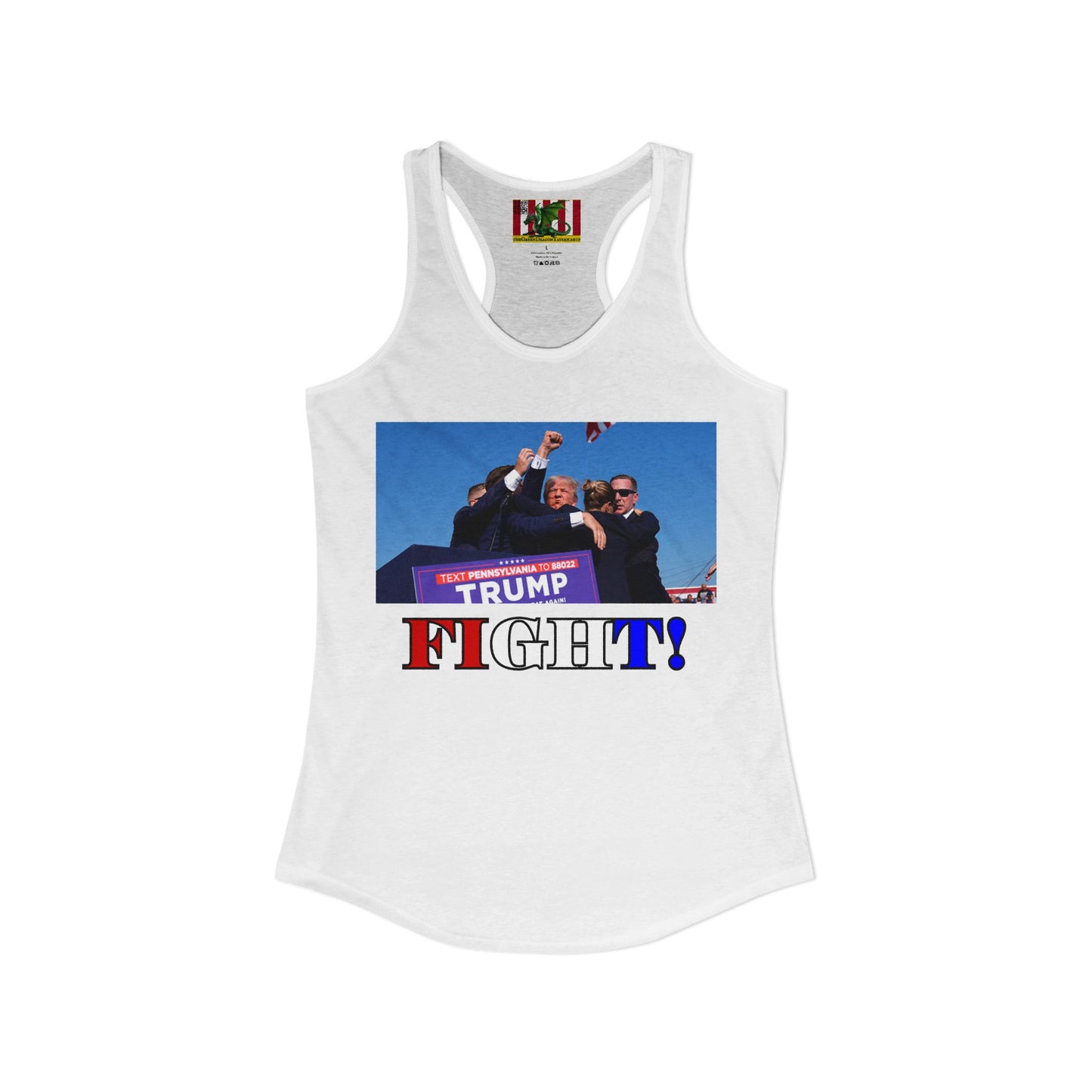 Fight! Women's Racerback Tank Top by theGreenDragonTavern.shop