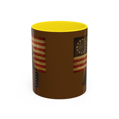 Washington's Earnest Prayer Brown Accent Mug by theGreenDragonTavern.shop